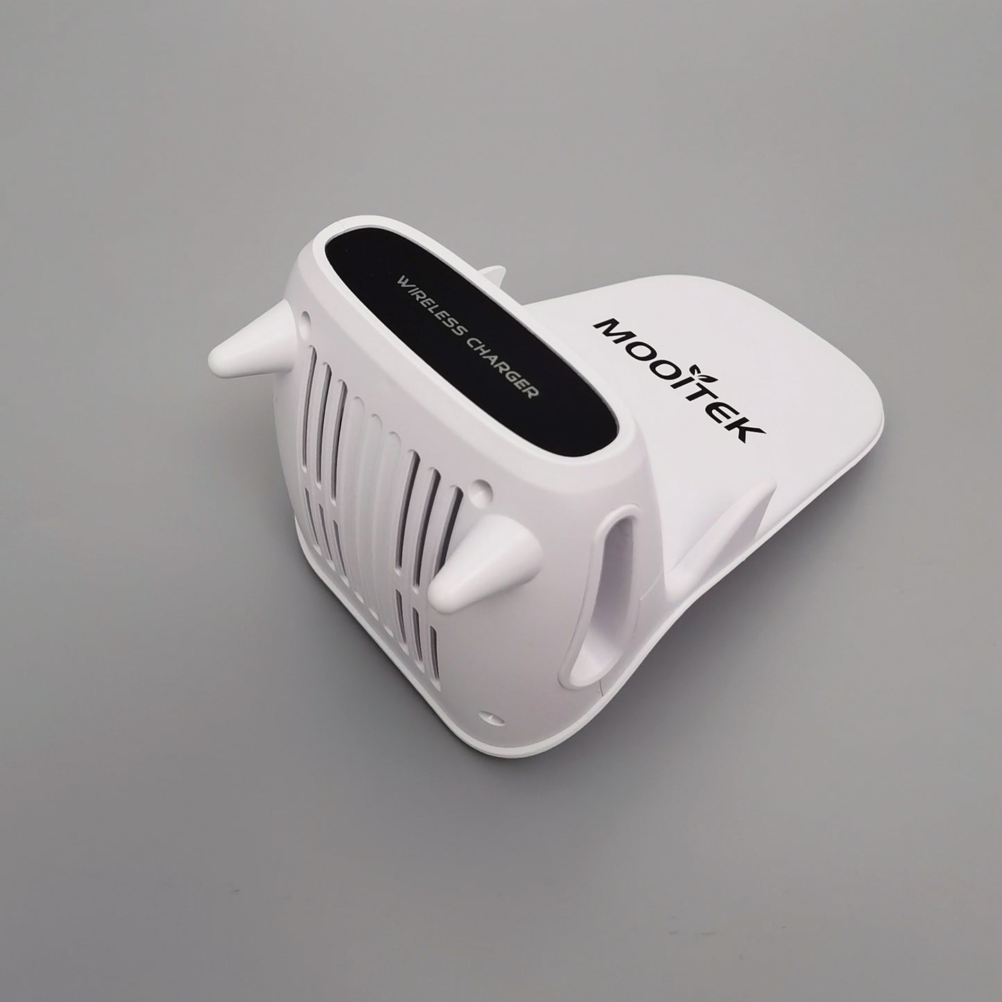 MOOITEK® Wireless Charger, 15W Fast Qi-Certified Wireless Charging Station with Sleep-Friendly Adaptive Light Compatible with iPhone 16 15 14 13 Pro XS 8 Plus Samsung Galaxy S23 S22 S21 Note 20 Google etc