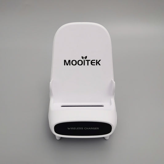 MOOITEK®  Wireless Charger, 15W Fast Qi-Certified Wireless Charging Station with Sleep-Friendly Adaptive Light Compatible with iPhone 16 15 14 13 Pro XS 8 Plus Samsung Galaxy S23 S22 S21 Note 20 Google etc