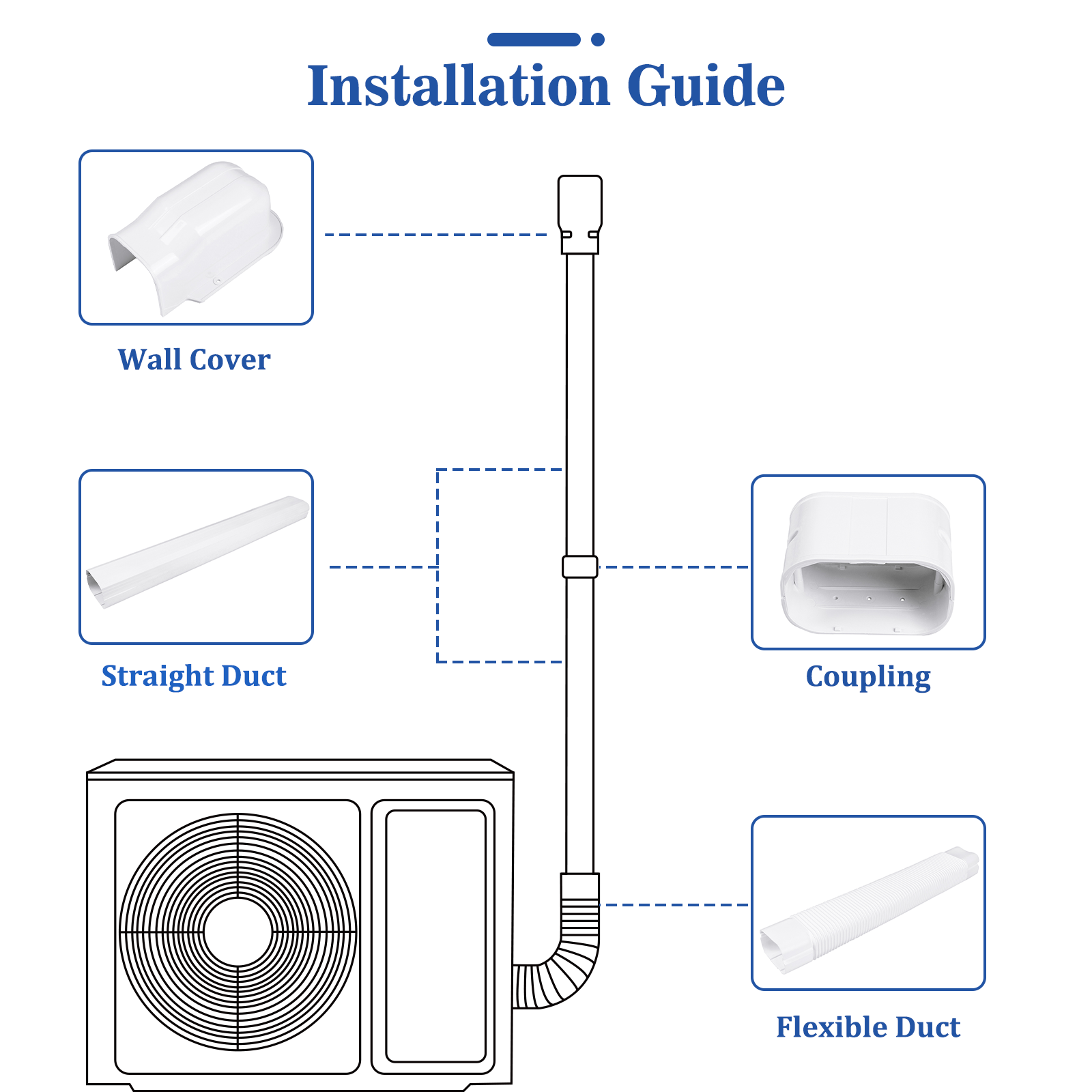 Ac outlet installation accessories