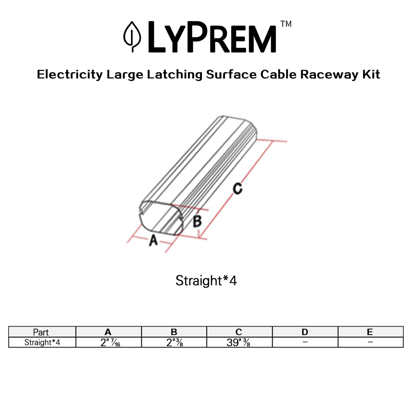 LyPrem® 4" Straight Air Conditioner Decorative Accessories(2Psc)